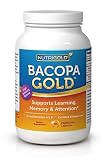Bacopa GOLD - 500 mg, 90 Vegetarian Capsules (Pure Bacopa Monnieri Extract)