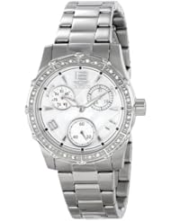 Invicta Womens 16118 Angel Analog Display Japanese Quartz Silver Watch