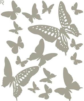 【クリックで詳細表示】マイサ ハル インテリアステッカー バタフライ スモールサイズ ファーバッファロー： ベビー＆マタニティ