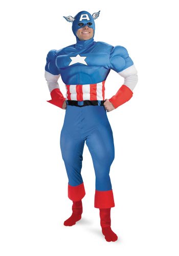  Captain America Classic Muscle - Adult