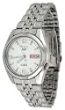 Seiko Wrist Watches-Seiko 5 SNK385K1 Automatic Mechanical self winding White Dial Date Day Stainless Steel Water Resistance Men's Watch