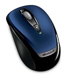 Microsoft Wireless Mobile 3000 optische Notebook Maus schnurlos blau