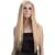 Ladies Fancy dress Accessory Wig 24" Straight Blonde