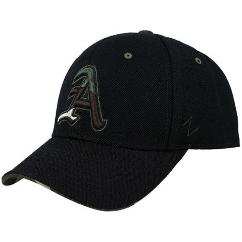 Zephyr Arkansas Razorbacks Black Camo Logo Hat