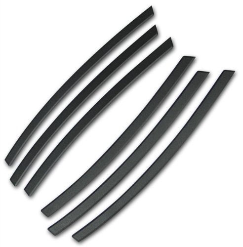 2010-2013 Camaro Smooth Black Billet Side Vent Indention Filler Inserts