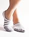 VERO MONTE 4 Pairs Womens No Show Athletic Socks Cotton Liners Non-Slip Grips