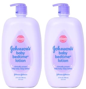 Johnson's Baby Bedtime Lotion, 27 Ounce (Pack of 2)
