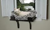 Savvy Tabby Wooden Cat Window Seat Espresso