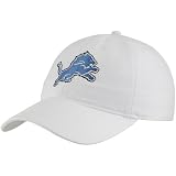 NFL Reebok Detroit Lions White Basic Logo Slouch Adjustable Hat