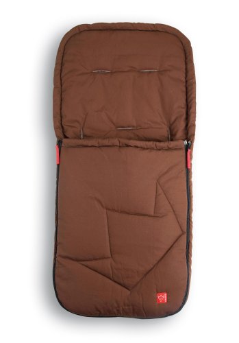 Kaiser 6572735 - Sommer-Kinderwagen Fu&szlig;sack Ammy - braun