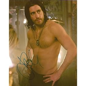 Shirtless Jake Gyllenhaal Signed Prince of Persia 8x10