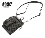 CORE シザーバッグ 色々な仕掛けがたくさん！チェック柄がオシャレな3wayシザーバッグ 3106 仕掛け