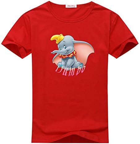 HuoDaling Little Kids Dumbo Cartoon Red T-shirts Size 3T(3Y)