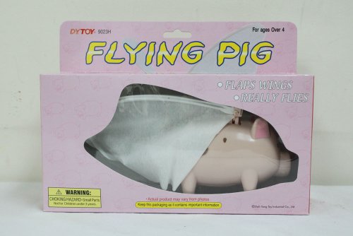Flying Pig with Flapping Wings