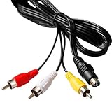 7 PIN S-VIDEO to 3 RCA TV Cable