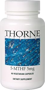 THORNE RESEARCH - 5MTHF (5-mg) - 60 caps [Health and Beauty]