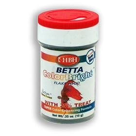 HBH Enterprises Betta Color Bright Flake Food.35oz by HBH