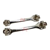 Buy 2 pc Dog Bone 8 in 1 Socket Wrench Set SAE MM Socket