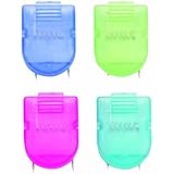 ADVANTUS Jumbo Size Wall Clips for Fabric Panels, 60-Sheet Capacity, Box of 10, Assorted Cool Colors (75341)