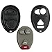 New 4 Button Case Remote Key Shell For GM Remotes SHELL ONLY