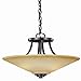 Seagull 7713002-845 Two Light Semi Flush Convertible