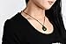 Parma77 Donut Green Jade Pendant Necklace Jewelry Lucky Protection Powers Amulet