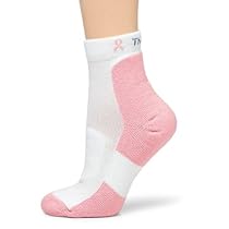 Thorlo Women's Pink Pad Breast Cancer Awareness Sock