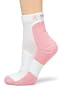 Thorlo Women's Pink Pad Breast Cancer Sock, White/Pink, Small