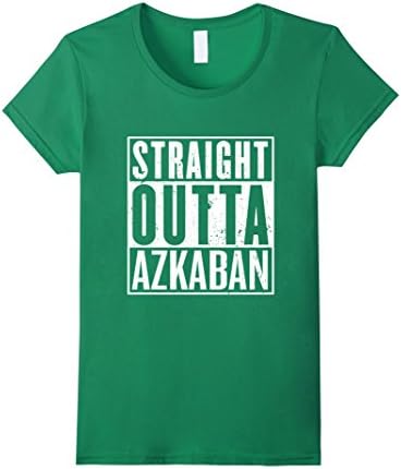 Women's Straight Outta Azkaban T-Shirt Men Women Youth Small Kelly Green