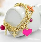Multi-Colored Charm Bracelet
