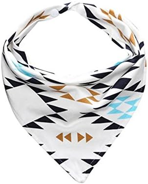 Milazer Baby Kids Cotton Bandana Bibs Feeding Saliva Towel Dribble Triangle Waterproof (Blue)