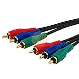 3 RCA Component Video Cable (12 FT / 3.6 m) for Xbox 360