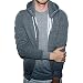 American Apparel MT497 Salt and Pepper Zip Hoody