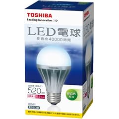 TOSHIBA LED電球 一般電球形6.4W(白色相当) LDA6N