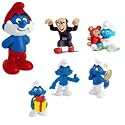 Schleich Smurf Classic Collection Papa Smurf, Gargamel, Baby Smurf With Teddy, Brainy Smurf,Vanity Smurf, Jokey Smurf