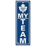 Toronto Maple Leafs Official Logo 4"x13" Wood Sign