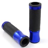 Blue Black Rubber Gel Handlebar Mount Gear Grips 7 8 For 7 8 Buell Blast Lightning... by Astra Security