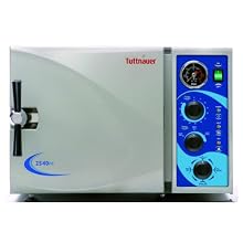 Heidolph Tuttnauer Autoclave Sterilizer Analog Model with Stainless Steel Trays