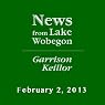 The News from Lake Wobegon from A Prairie Home Companion, February 02, 2013