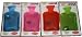 4 x NEW REUSABLE GEL WINTER COLD HAND WARMERS - HOT WATER BOTTLE DESIGN IN 4 RANDOM MIXED COLOURS