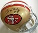Jerry Rice Autographed/Hand Signed San Francisco 49ers Full Size Replica TB Helmet- Rice Hologram