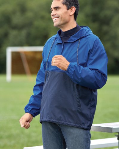 Harriton Mens Lightweight Packable Jacket. M750