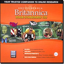 BRITANNICA ENCYCLOPEDIA 2008 STANDARD