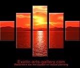 Sunset Painting Feng Shui Artwork Yang Chi Energy 652