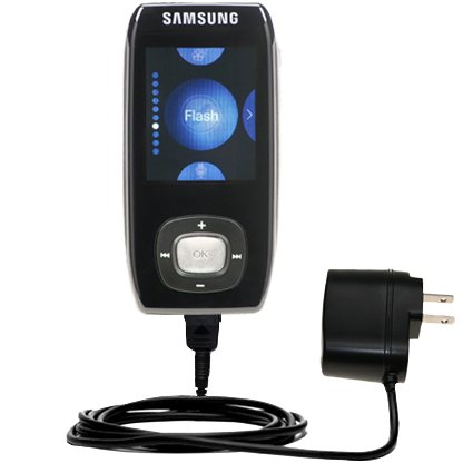 Rapid Wall / AC Charger for the Samsung Yepp YP-T9 1GB - Gomadic Brand w/ TipExchange Technology