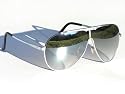 Tedd Haze Pilotenbrille Big Silver