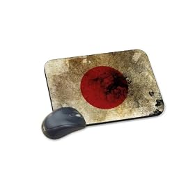 Tendances Edition "Drapeaux" Japon 2 tapis de souris de 6mm d'�paisseur. Unique Tapis de Souris pour Gamer