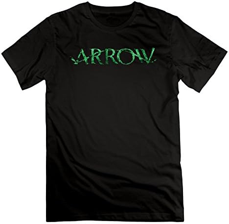 Mens Green Arrow Cool Logo Oliver Queen Classic Short Sleeve Tshirt Cotton