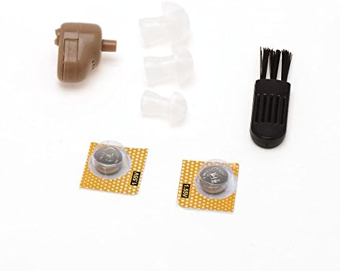 New Hearing Amplifier in ear aid, Volume Control. Mini Clear Sound, Comfortable durable design, with 3 Ear Buds to fit you FDA Approved