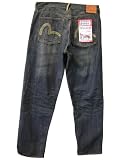 AUTH. NWT $595+ EVISU Genes Mens Slim Jeans Yellow Size 44